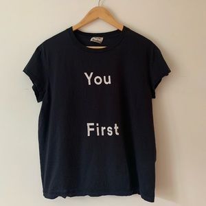 Acne Studios “You First” Tee